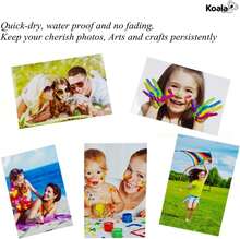 Koala Ultra Premium Photo Paper 5x7 In Glossy Photo Printer Paper For Inkjet Printer Water Resistant 25 Sheets 72lb - ColorA - View 6