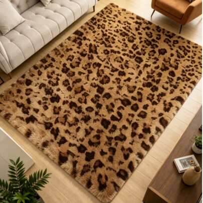 1pc Super Soft Living Room Carpet; Fluffy Bedroom Carpet; Modern Solid Color Carpet; Sponge Washable Carpet; Dorm, Office Mat; Home Decor; Multiple Colors, Multiple Sizes