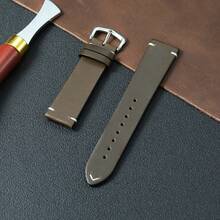Genuine Leather Watchband For Women 18mm 20mm 22mm 24mm Vintage Style Replacement Band For Wristwatch Watch Strap - Mouldless - View 24
