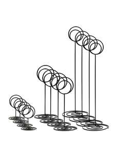 12pcs Table Number Clips, 3 Sizes For Placing Cards, Names, Numbers, Menus, Memos, Photos, Stands For Wedding, Anniversary, Party, Table, Photo Frame, Notes, Birthday Party Or Other Events - View 8