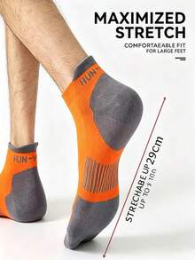 Kaos Kaki Pria Ukuran Besar 48, Kaos Kaki Olahraga Musim Panas, Ukuran Ekstra Besar, Kaos Kaki Lari Tipis dan Bernapas untuk Mata Kaki - MultiWarna - View 2