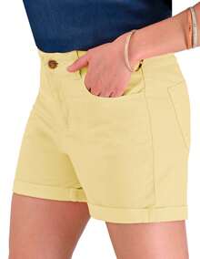 Short Supply Woman Slim Fit B894 - Straw - View 4