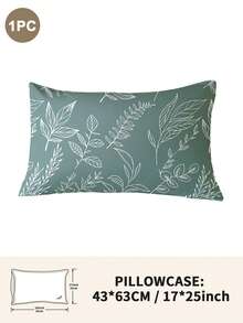 Bộ 1/2/4 vỏ gối in hình hoa và cây cỏ bằng polyester (không bao gồm ruột gối), mềm mại và thoải mái, phù hợp cho mọi mùa, hoàn hảo cho nhà ở, ký túc xá, căn hộ, phòng khách, nhà nghỉ dưỡng và làm quà tặng. - Nhiều màu - Xem 27