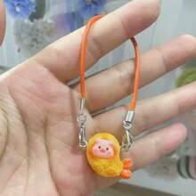 Casa de muñecas para bolsa de juguete , colgante de camarones fritos de dibujos animados, Mini decoración colgante de Animal bonito, accesorios de muñecos de peluche de 15-20cm - 4 - Ver 16