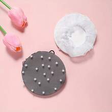 1/2 piezas Red de ballet para el cabello, Pasadores de pelo con perlas, Red de pelo con bolsillo, Moldeador de moño, Flor esponjosa, Herramientas de peinado, Accesorios para reparación del cabello de mujer, Accesorios para boda, Accesorios para playa, Artículos esenciales de viaje - Multicolor - Ver 7