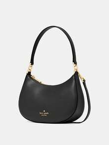 Kate Spade KS PAIGE Cute Hobo Bag Leather Crossbody Bag for Women Top Zip Shoulder Bag Ladies' Casual Cross Body Purse with Adjustable Strap - 黑色 - 查看 7