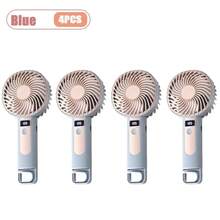 Portable Fans - أزرق - 4 قطع - مشاهدة 3