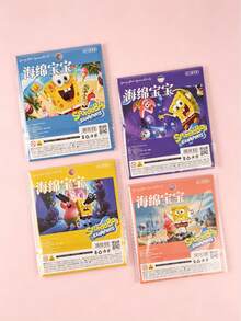 SpongeBob SquarePants 63/100pcs Cartoon Stickers, Cute Waterproof Vinyl Stickers, Removable Self-Adhesive Stickers, Suitable For Decorating Laptops, Water Bottles, Phone Cases, Diaries, Notebooks And DIY Crafts, Great For Fans, Kids And Students, Perfect For Personalizing Daily Items - Sticker - View 5