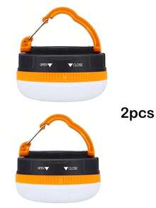 1pc LED Camping Lamp, Portable Rechargeable Camping Light, Multi-Function Emergency Light - Use This LED Tent Light With Handle To Illuminate Your Camping Trip, Camping Accessory - Multicolor - View 15