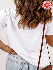 One Piece, Beautiful Blouses For Women, Women's Clothing Sets, Local Store, 180G Black And White Homies T-Shirt, Printed With Gang Pattern, High Quality Print, Round Neck, Basic Loose Fit, For Men And Women, Breathable, Versatile, Machine Washable, Comfortable, Size S ~ 2XL, Daily, Casual, Sporty, Summer Essential. - trắng - Xem 4