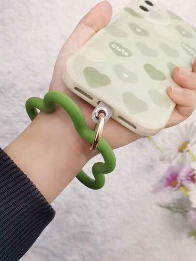 1pc Fashion Smart Phone Lanyard - Silicone Starfish Design, Short Phone Charm, Universal Anti-Lost Anti-Shock Wrist Strap, Phone Charm, Smart Phone Shoulder Strap Phone Holder, Smart Phone Wrist Strap, Suitable For Smartphones, Suitable For Beach Vacation And Leisure Activities, Phone Memo