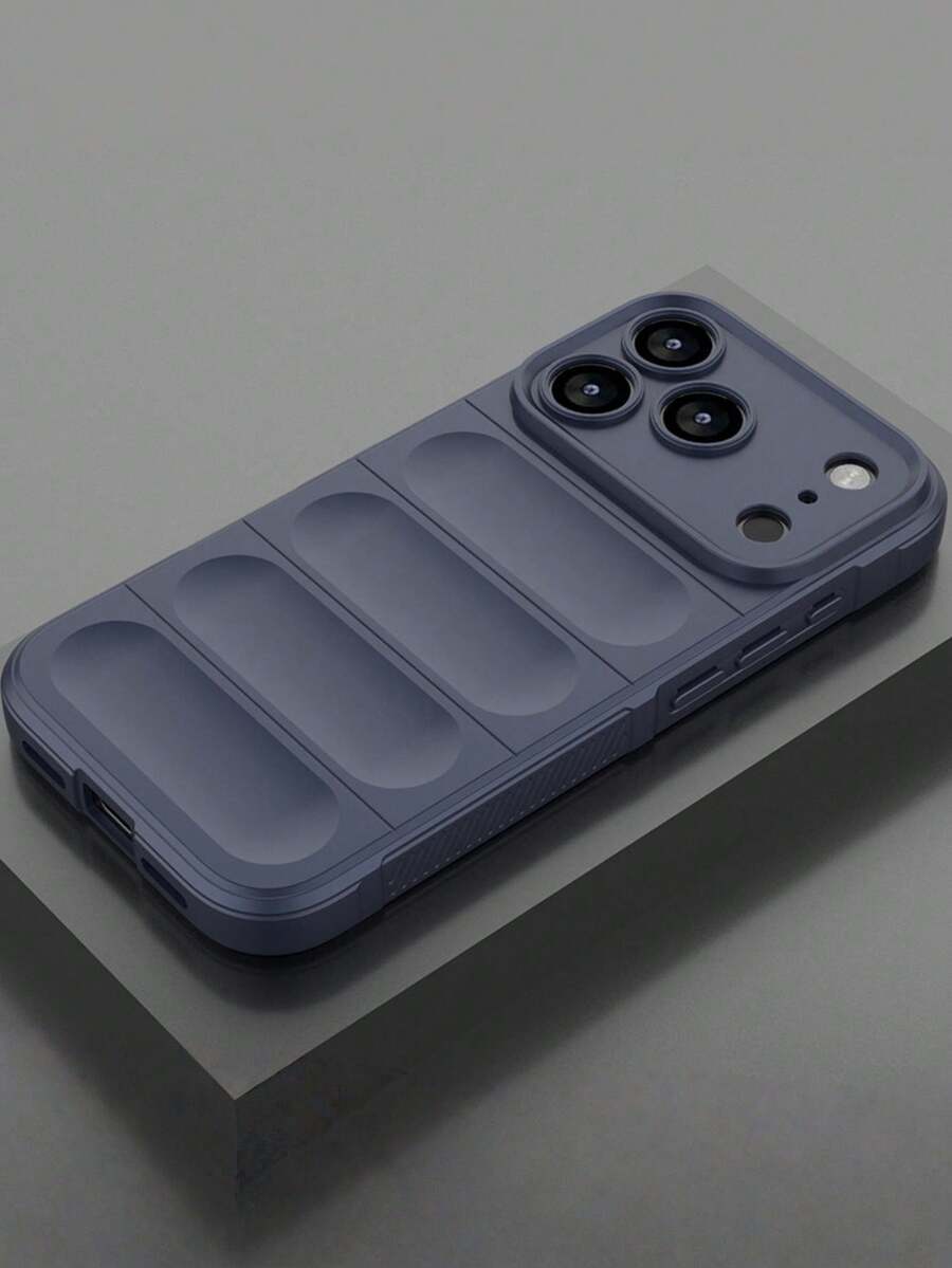 1 chiếc ốp lưng điện thoại cao cấp 3D bền chắc, cảm giác như da, tương thích với iPhone 17 Pro Max 16 15 14 13 12 11 Pro Max 14 15 16 Plus. Ốp bảo vệ bằng silicon cao cấp. - Xanh đậm - Xem 1