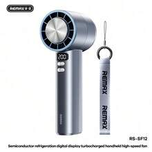 REMAX Semiconductor Cooling Digital Display Turbo Boost Handheld High-Speed Fan RS-SF12 - Handheld - View 11