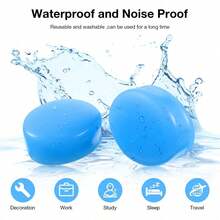 12pcs/6pcs/2pcs Reusable Silicone Ear Plugs, Waterproof & Noise Reducing, Suitable For Sleeping, Swimming, Music Concerts, Travel, Shooting, Snoring, Airplanes, Musicians, Motorcycles, Work, Back To School Gift For Men & Women - Multicolor - View 5