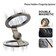 Zinc Alloy Magsafe Phone Stand Double-Sided Magnetic Phone Stand Phone Base - Multicolor - View 2