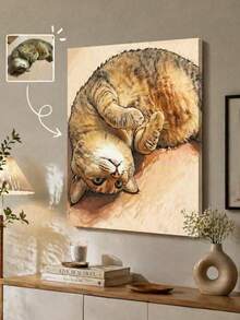 1 Tranh in ảnh theo yêu cầu trên vải canvas - Tranh nghệ thuật treo tường cá nhân hóa, Trang trí nhà tối giản - Tranh chất lượng cao có khung cho phòng khách, phòng ngủ, quà tặng đám cưới, kỷ niệm, ngày Valentine - Tranh canvas bền, tranh nghệ thuật treo tường, tác phẩm nghệ thuật phòng ngủ, bản sao ảnh chất lượng cao, phẳng 2D, hoàn hảo cho trang trí phòng. - Nhiều màu - Xem 4