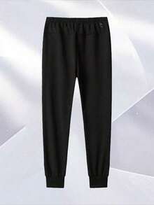 2 buc pantaloni sport respirabili ușori cu talie elastică și șnur pentru bărbați - Multicolor - Vizualizare 7