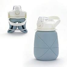 Portable Travel Silicone Retractable Foldable Sports Water Cup  Large Capacity Outdoor Tumbler New Product - 多色的 - 查看 4