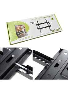 1 Giá đỡ treo tường TV siêu mỏng phù hợp với TV từ 26-60 inch - Thiết kế kín đáo, tải trọng tối đa 50kg (110lbs), VESA 400x400mm - Giữ TV chắc chắn cho trải nghiệm xem tuyệt vời. - màu đen - Xem 7