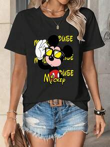 Disney Women T-Shirts - Black - View 2