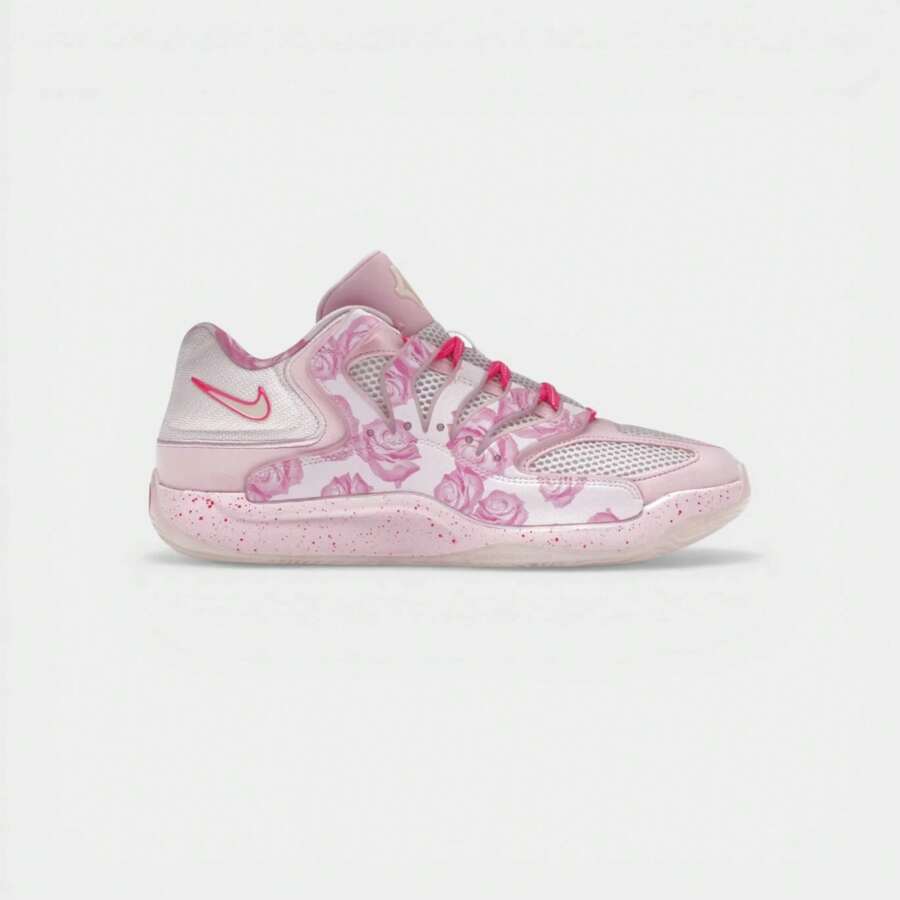 Nike KD 18 Aunt Pearl - White - View 1