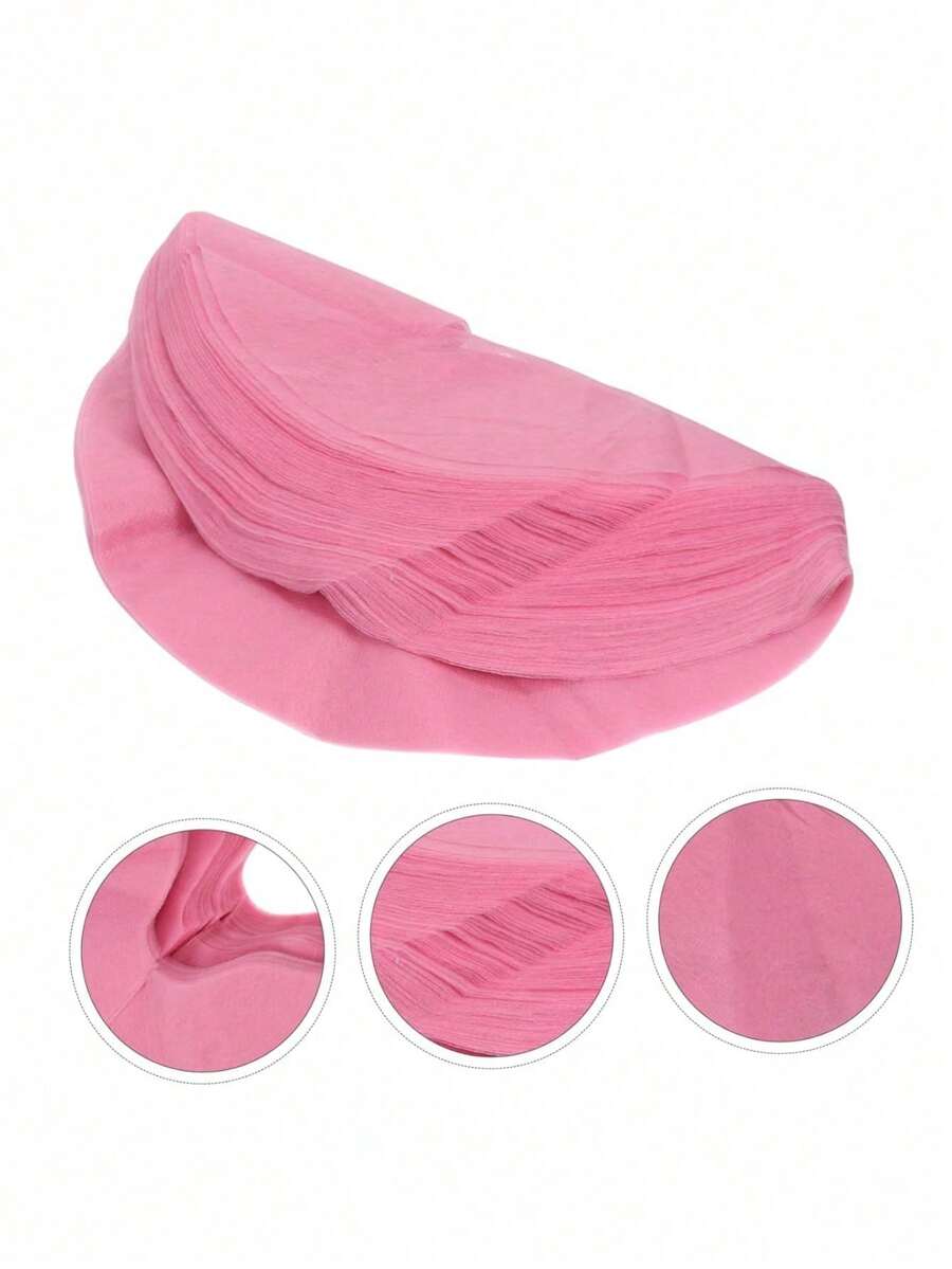 100/200/300Pcs Disposable Massage Headrest Face Covers Soft Comfortable Beauty Salon Bed Pads For Spas Clinics Lightweight Material Great For Convenience - Multicolor - View 1