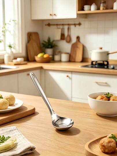 Moldeador de albóndigas de acero inoxidable para cocina, cuchara para albóndigas, máquina de hacer albóndigas de mango largo antiadherente, adecuado para hacer albóndigas en casa y restaurantes, accesorios de cocina