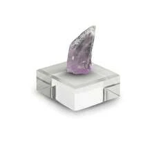 Soporte de bloque de exhibición acrílico de 0.75 x 0.75 x 0.5 pulgadas Paquete de 15 mini pedestal elevador de cubeta pulido transparente para pequeñas piedras preciosas cristales anillos joyas - Transparente - Ver 4