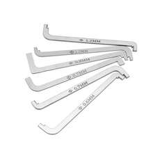 suli Klom Huk Broken Key Extractor Tool Set 11 Pcs Stainless Steel Locksmith Tools Double-Head Tension Wrench Kit For Key Removal - 6-piece Set - View 3
