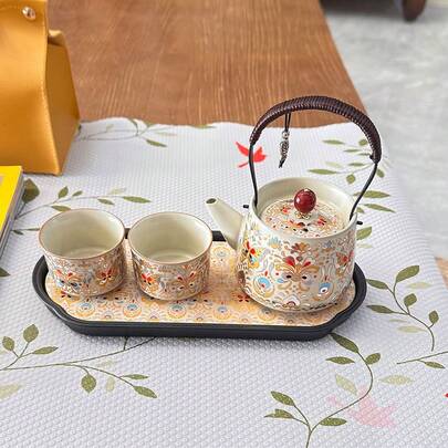 2/6/9pcs Leaf & Bird Pattern Non-Adhesive Shelf Liners, Washable Drawer, Cabinet, Refrigerator, Vanity Liners, Protect Cabinets From Moisture And Odor