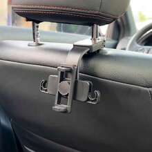 1 chiếc giá đỡ điện thoại xoay 360 độ cho ghế sau ô tô, kẹp gắn điện thoại điều chỉnh được cho tựa đầu ô tô. - Một kích cỡ phù hợp cho tất cả - Xem 3