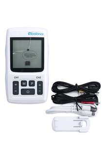 Electro Estimulador 4 en 1 2 Canales 100 Programas TEMS/EMS/IF y RUSAS - ONBALANCE RC-3 - Blanco - Ver 1