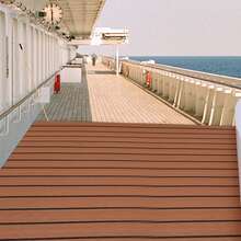 Wood Composite Decking - Brown With Black Stripes - View 5
