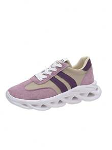 New Women's Casual Sports Shoes, Soft Sole Sneakers, Sporty Leisure Shoes, Parallel Trade - Pink - View 8