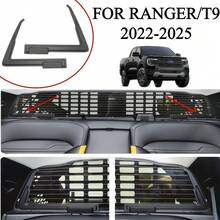 2 Packs Tail Window Heater Guard Trim. For Ranger 2023-2025 - ABS Black Trim Cover, Adds Stylish Interior Style, Easy Adhesive Installation - Rear Window Heating Wire Protection Cover - View 1