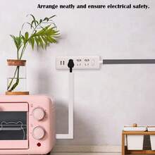 1 cuộn băng keo bảo vệ cáp tự dính dài 3 mét, ống bọc cáp ẩn, băng quấn cáp PVC tự dính, quản lý dây dẫn, che phủ đường nối. - A - Xem 9