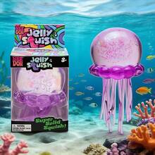 1pc Ocean Jellyfish Finger Toy, Outdoor Interactive Octopus Squeeze Toy, Soft Octopus Stress Relief Toy, Portable Pressure Release Device, Creative Beach Party Gift For Summer - one-size - View 7