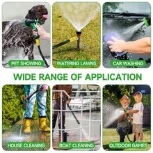 High-Quality Expandable Water Hose Tool, Multi-Functional Adjustable Spray Gun, Luxury Garden Irrigation & Outdoor Cleaning Set, Versatile Water Flow Modes, Gentle Soft Water Care For Plants, High-Pressure Quick Cleaning For Yard Corners, Long-Lasting Durable Gardening Essential - New Model - View 2