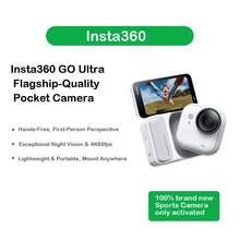 Insta360 GO Ultra Professional Sports Camera, HDR Video,  Stabilization, 10M Waterproof, Sports Data Sync, Smart Imaging, AI Chip Power (Brand New, Activation Required) - View 5