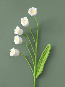 5 Buah Ranting Bunga Lily of the Valley Buatan Tangan, Dekorasi Rumah Mewah untuk Ruang Makan, Gaya Ins - MultiWarna - View 11