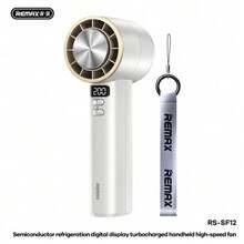 REMAX Semiconductor Cooling Digital Display Turbo Boost Handheld High-Speed Fan RS-SF12 - Handheld - View 13