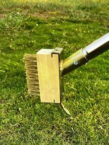 1 peça/2 peças Ferramenta Manual de Capina, Escova de Arame de Cabo Longo, Eficaz para Remover Ervas Daninhas, Pedras e Musgo, Manutenção Durável de Jardim, Cuidados com o Gramado, Capina de Rachaduras, Limpeza de Frestas em Pavimentação, Remoção de Jardim, Ferramenta de Limpeza de Musgo e Grama - Multicolorido - Visão 1