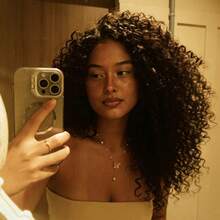 BINF 15A Burmese Curly Human Hair Bundles Raw Vietnamese Unprocessed Burmese Virgin Double Drawn Hair Weave Extensions Deep Water Curly Wave Human Hair 1/3/4 Bundle 3C4A Hair Extension - Natural Black - 查看 7