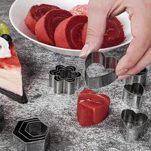 [30-Piece Stainless Steel Cookie Cutters Set] Baking Mold Kit, Assorted Flower/ Heart/ Star Shapes, Essential For Party Desserts/ Family Baking,  304 Stainless Steel Durable Set - Silver - View 4