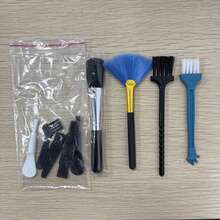 10件套防静电尼龙清洁刷，适用于清洁电脑键盘缝隙、风扇、剃须刀及其他电子设备。涡轮风扇清洁刷，多功能按钮缝隙除尘软毛刷套装。家用清洁工具，经久耐用。 - 多色 - 查看 13