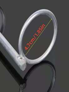 1pc Round Stable Lure Fishing Rod Holder HRIN - Silver - View 4