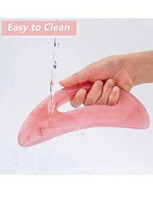 1 tấm Gua Sha bằng nhựa ABS, thích hợp cho lưng và mặt, có thể tái sử dụng, dùng tay, giúp thư giãn cơ bắp, giảm mệt mỏi cơ - Dụng cụ chăm sóc da và massage cơ bắp, dụng cụ Gua Sha toàn thân, dụng cụ Gua Sha mặt, bộ dụng cụ massage mô sâu, thư giãn cổ và vai, tấm Gua Sha hình lưỡi liềm, Gua Sha, dẫn lưu bạch huyết, giảm cellulite, tấm Gua Sha lưng, trường học, chuẩn bị năm học mới, du lịch, đồ dùng cần thiết khi đi du lịch, đồ dùng cần thiết tại nhà, spa, dụng cụ massage, massage, máy massage, spa - Hồng - Xem 2