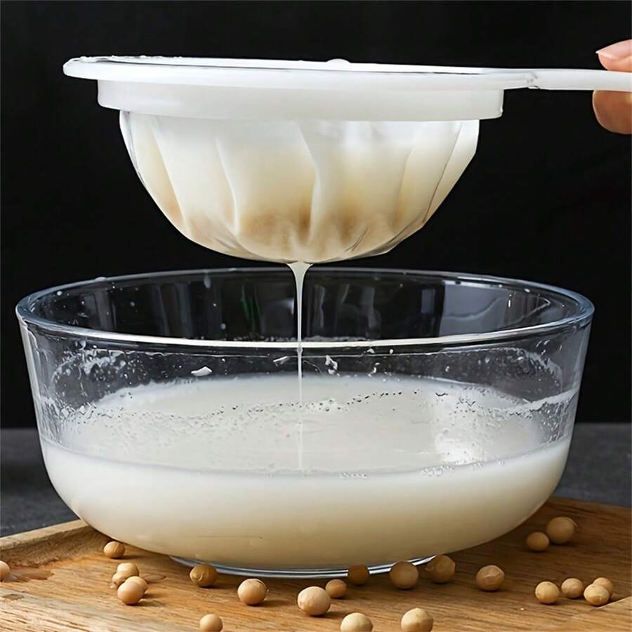 100 Mesh Fine Mesh Filter, Hanging Strainer, Suitable For Home Brewing, Premium Kitchen Sieve Filter For Wine, Tea, Soy Milk, Baking, Kitchen Strainer, Fine Mesh Filter, Food Strainer, Juice Flour Filter, Tea Juice Flour Soy Milk Strainer, Kitchen - View 1
