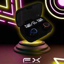 Wireless In-Ear Headphones, Bluetooth In-Ear Headphones, Excellent Sound Quality, Bluetooth 5.2, Battery Indicator, Portable Pocket Headphones, Compatible With Touch 5.4 Smart System, Long Battery Life, Compatible With Android System. - Black - View 4