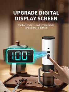 JFBONIN 3 X 2600mAh 三合一可攜式電動膠囊咖啡機，適用於汽車、旅行與戶外露營 - 膠囊咖啡機 - 查看 8